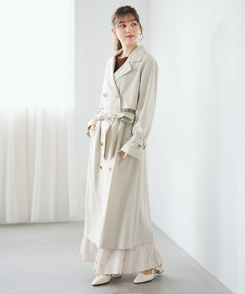 31 Sons de mode（トランテアン　ソン　ドゥ　モード）の「2026春夏新作 トレンチコート（トレンチコート・レディース・グリーン/ネイビー/ベージュ・M/S）」の22枚目の写真