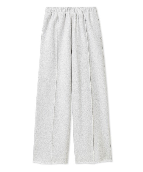 emmi（エミ）の「スウェットワイドパンツ【セットアップ対応】（スウェットパンツ・レディース・ライトグレー/チャコールグレー・0/1）」の19枚目の写真