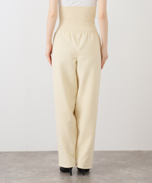 EDIT. FOR LULU（エディットフォールル）の「ウエストボタン ニットパンツ（スラックス・レディース・アイボリー・FREE）」の16枚目の写真