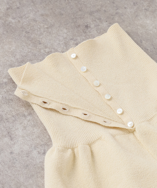 EDIT. FOR LULU（エディットフォールル）の「ウエストボタン ニットパンツ（スラックス・レディース・アイボリー・FREE）」の18枚目の写真