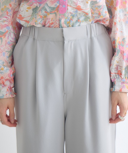 KATHARINE ROSS(キャサリンロス)の「【KATHARINE ROSS】【接触冷感/UV/通気性】ウォッシャブルイージーストレートパンツ(その他パンツ・レディース・ブラック・MEDIUM)」の17枚目の写真