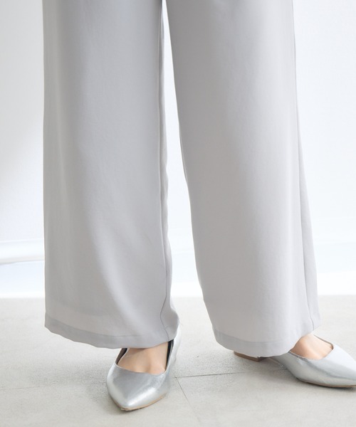 KATHARINE ROSS(キャサリンロス)の「【KATHARINE ROSS】【接触冷感/UV/通気性】ウォッシャブルイージーストレートパンツ(その他パンツ・レディース・ブラック・MEDIUM)」の20枚目の写真