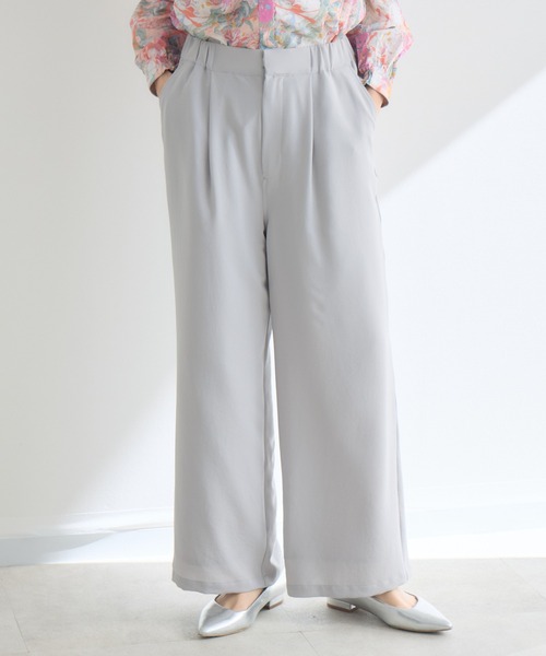KATHARINE ROSS(キャサリンロス)の「【KATHARINE ROSS】【接触冷感/UV/通気性】ウォッシャブルイージーストレートパンツ(その他パンツ・レディース・ブラック・MEDIUM)」の14枚目の写真
