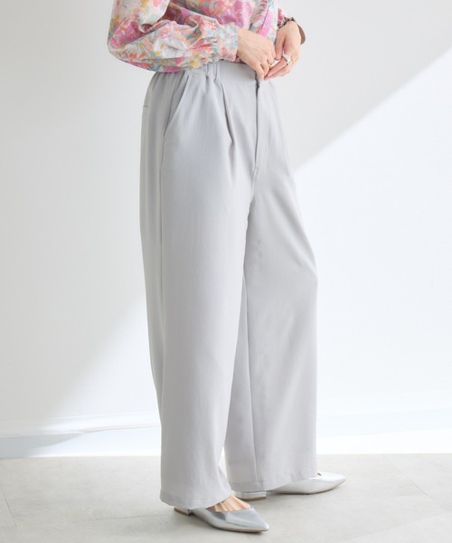 KATHARINE ROSS(キャサリンロス)の「【KATHARINE ROSS】【接触冷感/UV/通気性】ウォッシャブルイージーストレートパンツ(その他パンツ・レディース・ブラック・MEDIUM)」の15枚目の写真