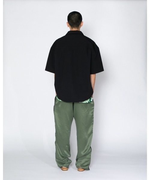 APPLEBUM（アップルバム）の「Half Sleeve Shirt Jacket（シャツ/ブラウス・メンズ・ブルー/ブラック・LARGE/X-LARGE/MEDIUM）」の6枚目の写真