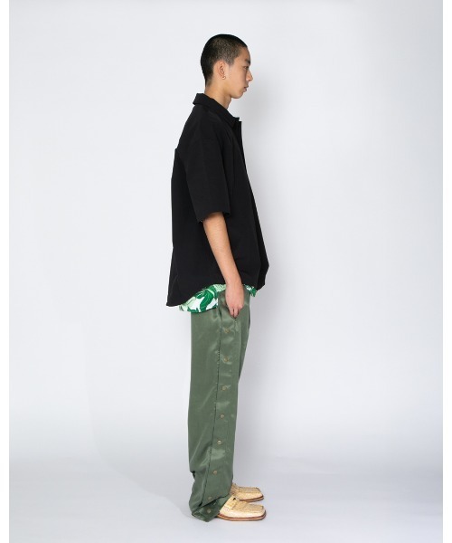 APPLEBUM（アップルバム）の「Half Sleeve Shirt Jacket（シャツ/ブラウス・メンズ・ブルー/ブラック・LARGE/X-LARGE/MEDIUM）」の7枚目の写真