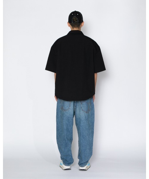 APPLEBUM（アップルバム）の「Half Sleeve Shirt Jacket（シャツ/ブラウス・メンズ・ブルー/ブラック・LARGE/X-LARGE/MEDIUM）」の12枚目の写真