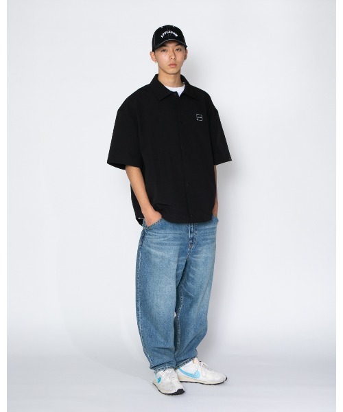 APPLEBUM（アップルバム）の「Half Sleeve Shirt Jacket（シャツ/ブラウス・メンズ・ブルー/ブラック・LARGE/X-LARGE/MEDIUM）」の14枚目の写真