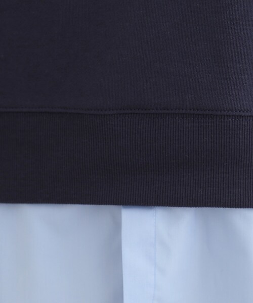 SHOO・LA・RUE(シューラルー)の「【洗濯機可】1枚でサマ見え シャツレイヤード風 スウェット(スウェット・レディース・ネイビー/ライトグレー/オフホワイト/チャコールグレー・01/02/03/04)」の17枚目の写真