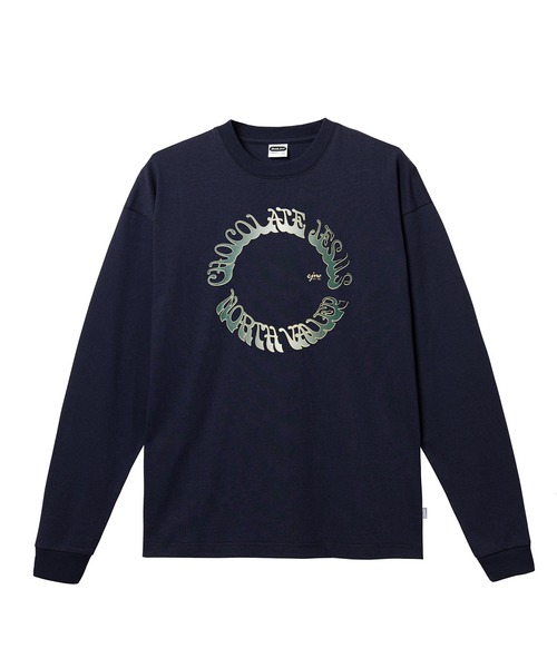 Chocolate Jesus (チョコレートジーザス )の「CIRCLE LS TEE(Tシャツ/カットソー・メンズ・ネイビー/ブラック/ホワイト・MEDIUM/X-LARGE/LARGE)」の3枚目の写真