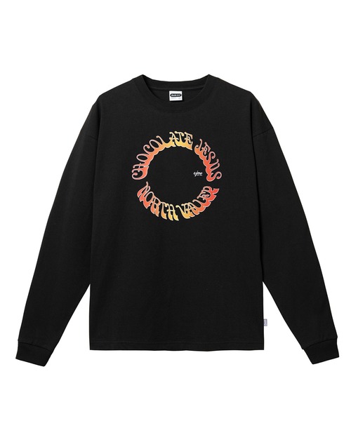 Chocolate Jesus (チョコレートジーザス )の「CIRCLE LS TEE(Tシャツ/カットソー・メンズ・ネイビー/ブラック/ホワイト・MEDIUM/X-LARGE/LARGE)」の2枚目の写真