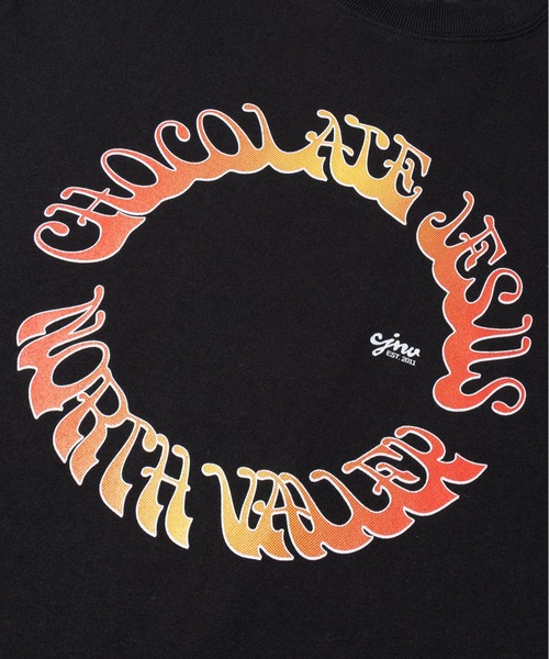 Chocolate Jesus (チョコレートジーザス )の「CIRCLE LS TEE(Tシャツ/カットソー・メンズ・ネイビー/ブラック/ホワイト・MEDIUM/X-LARGE/LARGE)」の9枚目の写真