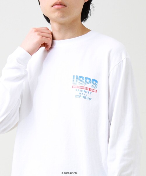 GOOD ROCK SPEED(グッドロックスピード)の「【GOOD ROCK SPEED】USPS ロンT(Tシャツ/カットソー・メンズ・ライトグレー/オフホワイト・M/L)」の7枚目の写真