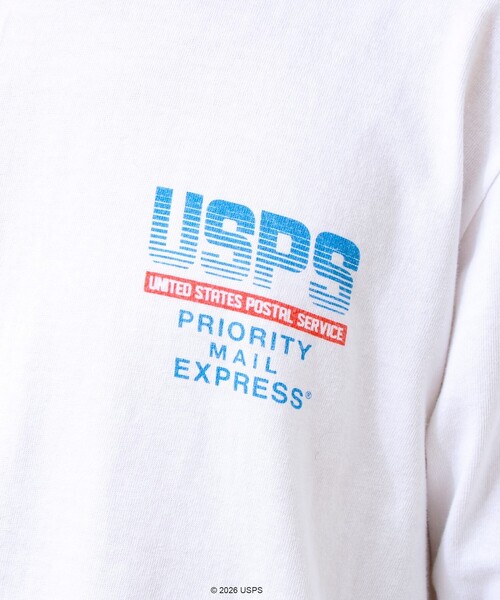 GOOD ROCK SPEED(グッドロックスピード)の「【GOOD ROCK SPEED】USPS ロンT(Tシャツ/カットソー・メンズ・ライトグレー/オフホワイト・M/L)」の10枚目の写真