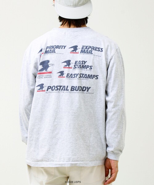 GOOD ROCK SPEED(グッドロックスピード)の「【GOOD ROCK SPEED】USPS ロンT(Tシャツ/カットソー・メンズ・ライトグレー/オフホワイト・M/L)」の17枚目の写真