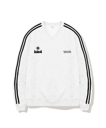 ANEWBROS（アニュブロス）の「ツインロゴオーバーサイズウィメントラックVネックスウェット5カラー[ANBV_9003]（スウェット）」