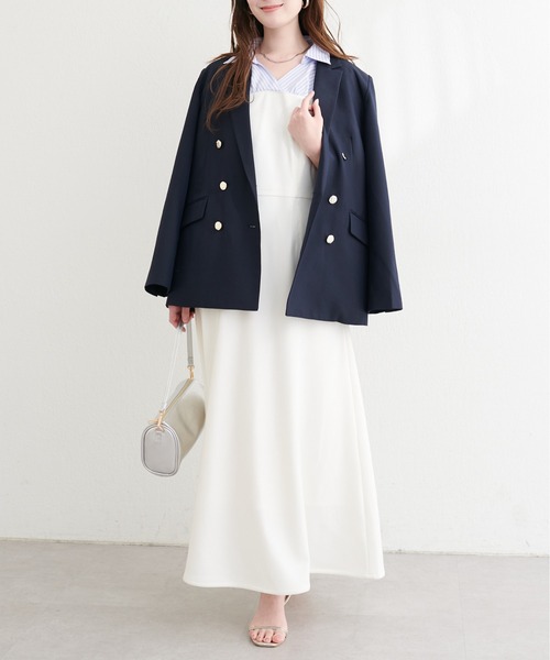 natural couture（ナチュラルクチュール）の「ドッキングシャツワンピース（ワンピース・レディース・ブラック系その他/ブラック/ネイビー/ホワイト系その他・FREE）」の17枚目の写真