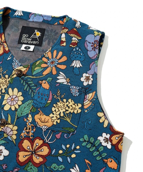 go slow caravan（ゴースローキャラバン）の「ゴブラン ハッピーフラワー ベスト（ベスト・メンズ・その他1・X-LARGE/MEDIUM/LARGE）」の11枚目の写真