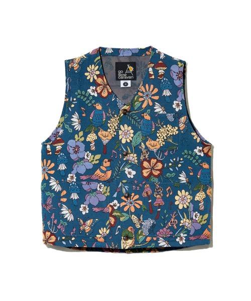 go slow caravan（ゴースローキャラバン）の「ゴブラン ハッピーフラワー ベスト（ベスト・メンズ・その他1・X-LARGE/MEDIUM/LARGE）」の8枚目の写真
