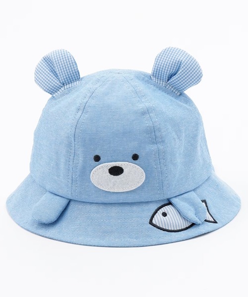 KP DECO（ケーピーデコ）の「くま ハット（ハット・キッズ・ブルー/ネイビー・48cm/50cm）」の9枚目の写真