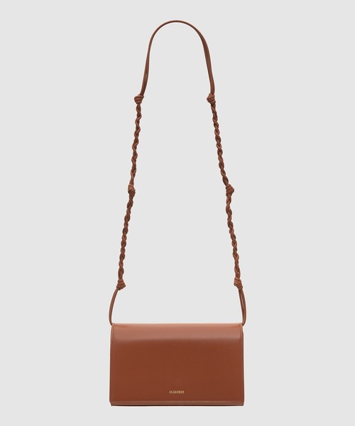 JIL SANDER(ジルサンダー)の「TANGLE WALLET(ショルダーバッグ・レディース・ブラック/ピンク/ブラウン系/ペールイエロー・UNI)」の2枚目の写真