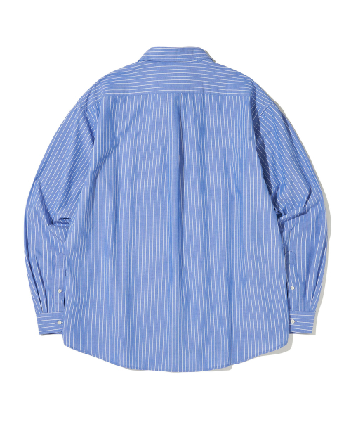 URBANDTYPE（アーバンディタイプ）の「ニースストライプシャツ_ライトブルー（シャツ/ブラウス・レディース・その他・X-LARGE/LARGE/MEDIUM/SMALL）」の2枚目の写真