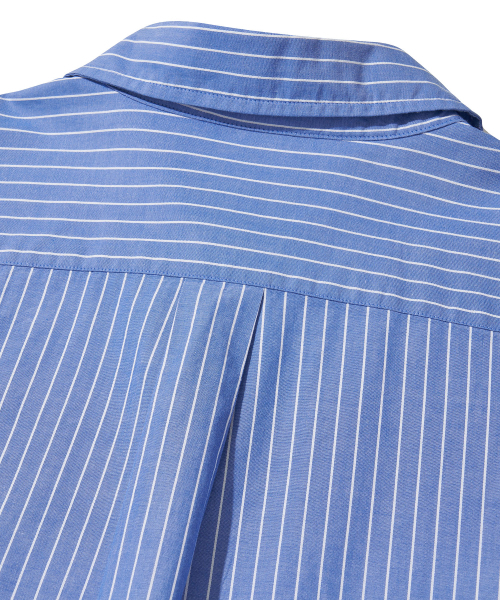 URBANDTYPE（アーバンディタイプ）の「ニースストライプシャツ_ライトブルー（シャツ/ブラウス・レディース・その他・X-LARGE/LARGE/MEDIUM/SMALL）」の6枚目の写真