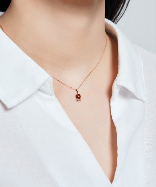 Jewel closet by L&Co. K10ピンクゴールド ネックレス K10 ピンクゴールド タコ ネックレス（ネックレス）｜Jewel closet by