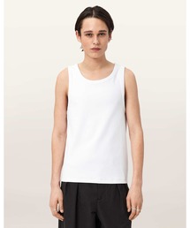 AXEL RIBBED COTTON VEST | AXEL リブ編み コットン ベスト