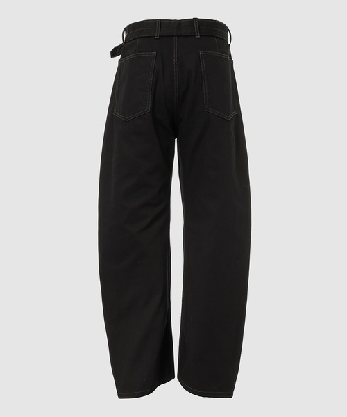 LEMAIRE（ルメール）の「TWISTED BELTED PANTS（その他パンツ・メンズ・ブラック・M/S）」の2枚目の写真