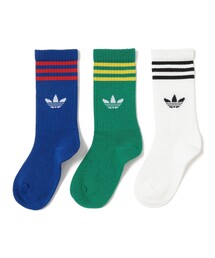 こども ビームス | adidas / CREW SOCK 3P（12～21cm）(ソックス/靴下)