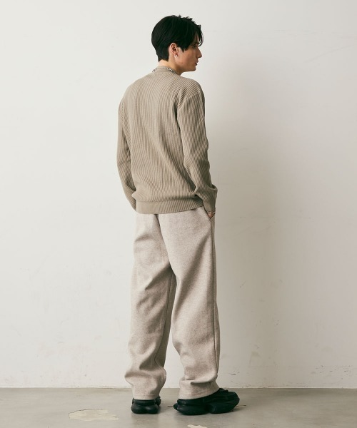Shoowtime(ショウタイム)の「Wool Like Sweat Wide Pants / ウールライクスウェットワイドパンツ(スウェットパンツ・メンズ・チャコールグレー/グレー/ブラック・LARGE/MEDIUM/X-LARGE)」の7枚目の写真