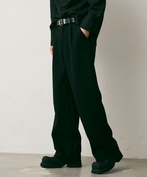Shoowtime(ショウタイム)の「Wool Like Sweat Wide Pants / ウールライクスウェットワイドパンツ(スウェットパンツ・メンズ・チャコールグレー/グレー/ブラック・LARGE/MEDIUM/X-LARGE)」の11枚目の写真