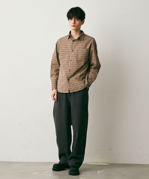 Shoowtime(ショウタイム)の「Wool Like Sweat Wide Pants / ウールライクスウェットワイドパンツ(スウェットパンツ・メンズ・チャコールグレー/グレー/ブラック・LARGE/MEDIUM/X-LARGE)」の18枚目の写真