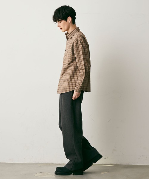Shoowtime(ショウタイム)の「Wool Like Sweat Wide Pants / ウールライクスウェットワイドパンツ(スウェットパンツ・メンズ・チャコールグレー/グレー/ブラック・LARGE/MEDIUM/X-LARGE)」の21枚目の写真