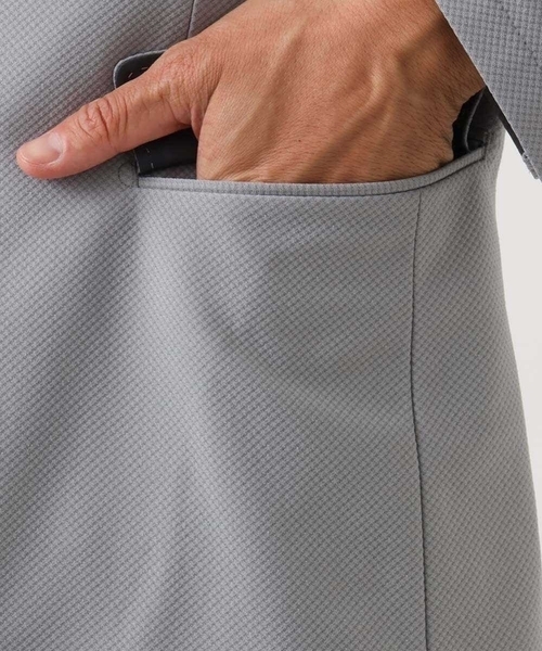 MICHEL KLEIN HOMME (ミッシェルクランオム)の「【セットアップ】コットンライクストレッチテーラードジャケット(テーラードジャケット・メンズ・ブラック/グレー・MEDIUM/LARGE/X-LARGE)」の16枚目の写真