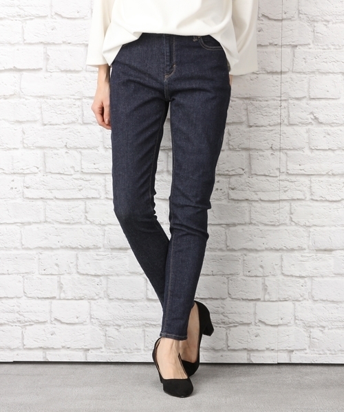 LEPSIM（レプシィム）の「ストレッチデニムスリムパンツ　708278（デニムパンツ・レディース・ブルー系その他/ブルー/ワンウォッシュ/グレー系その他/ホワイト・MEDIUM/SMALL/LARGE）」の5枚目の写真