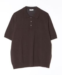 ATON】 FINE ICE COTTON SKIPPER POLO SWEATER（ポロシャツ）｜ATON