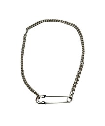 Never mind the XU（ネバーマインドザエックスユー）の「【Never mind the XU】clip chain necklace / 【ネバーマインド ザ エックスユー】安全ピンチェーンネックレス（ネックレス）」