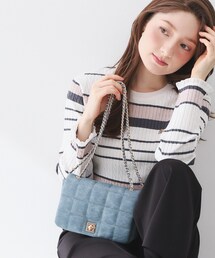 index（インデックス）の「2WAYスクエアキルトチェーンショルダー（ショルダーバッグ）」