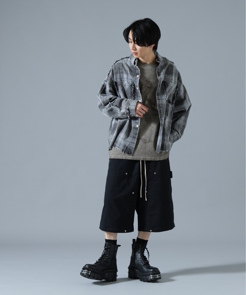 DANKE SCHON（ダンケシェーン）の「DankeSchon/ダンケシェーン/TCBLK W-KNEE SHORTS（その他パンツ・メンズ・ブラック・L/M）」の6枚目の写真