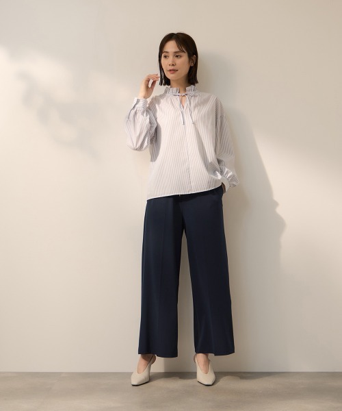 ketty(ケティ)の「CICA配合サークルストレッチイージーワイドパンツ≪洗濯機で洗える≫(その他パンツ・レディース・ブラック/ネイビー・M)」の18枚目の写真