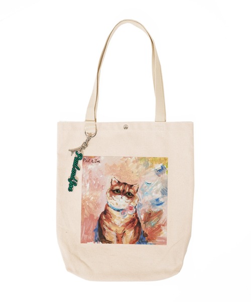 PAUL & JOE ACCESSOIRES(ポールアンドジョーアクセソワ)の「【PAUL & JOE ACCESSOIRES /ポール アンド ジョー アクセソワ 】 CANVAS(LOGO CHARM) ロゴチャーム付き縦型トートバッグ(トートバッグ・レディース・イエロー/ブラウン/ブラック/ブルー・FREE)」の11枚目の写真