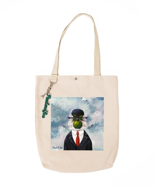 PAUL & JOE ACCESSOIRES(ポールアンドジョーアクセソワ)の「【PAUL & JOE ACCESSOIRES /ポール アンド ジョー アクセソワ 】 CANVAS(LOGO CHARM) ロゴチャーム付き縦型トートバッグ(トートバッグ・レディース・イエロー/ブラウン/ブラック/ブルー・FREE)」の12枚目の写真