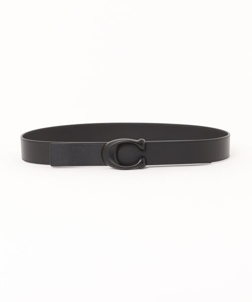 COACH（コーチ）の「スカルプテッド C バックル リバーシブル ベルト・38MM（ベルト・メンズ・ブラック系その他・34/36/38/40）」の2枚目の写真