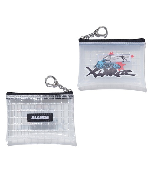 XLARGE(エクストララージ)の「GRAFFITI COIN PURSE(コインケース・メンズ・ブラック/ブルー/クリア/ピンク・ONE SIZE)」の4枚目の写真