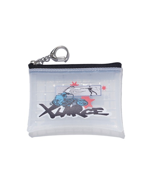 XLARGE(エクストララージ)の「GRAFFITI COIN PURSE(コインケース・メンズ・ブラック/ブルー/クリア/ピンク・ONE SIZE)」の10枚目の写真