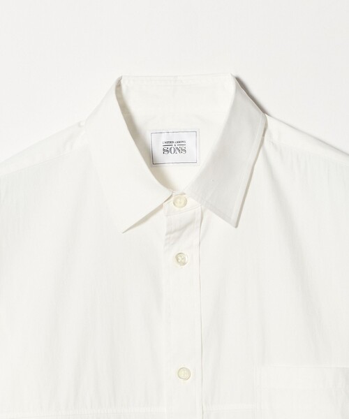 UNITED ARROWS & SONS（ユナイテッドアローズアンドサンズ）の「＜UNITED ARROWS & SONS＞ BOX SHIRT BLOUSON/シャツ（シャツ/ブラウス・メンズ・その他1/ホワイト・M/XL/L/S）」の10枚目の写真