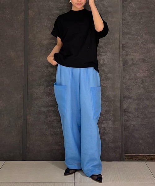 ADORE(アドーア)の「◆ソフトオーガンジーパンツ(その他パンツ・レディース・ホワイト/ブラック/ブルー・38)」の3枚目の写真