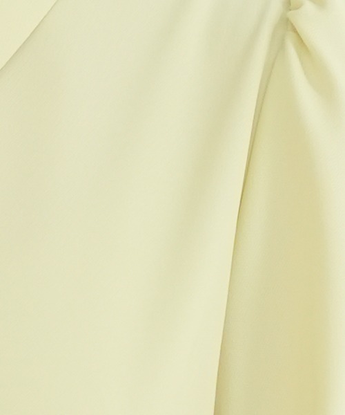 ASTORIA ODIER（アストリアオディール）の「デタッチャブルボウタイブラウス（２WAY仕様）（シャツ/ブラウス・レディース・イエロー/ホワイト/グレイッシュブルー/ピンクベージュ・MEDIUM）」の14枚目の写真